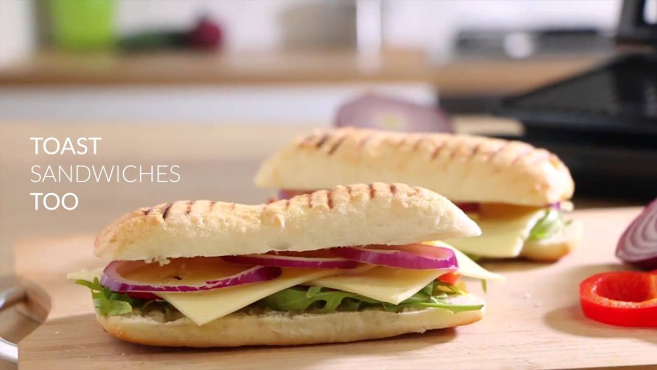 VonShef 2 in 1 Sandwich Grill & Press