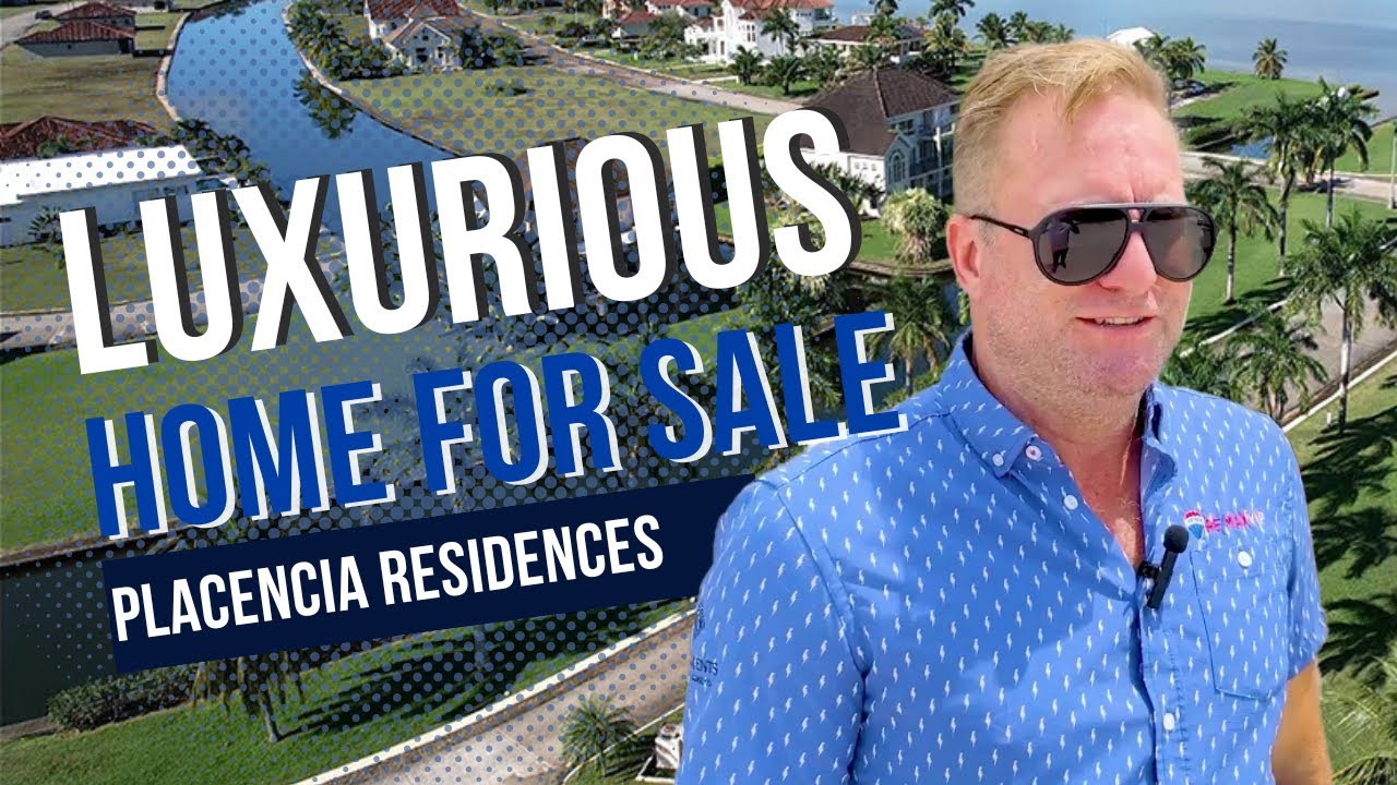 Luxurious waterfront home for sale at the Placencia Residences.