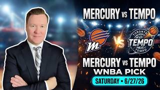 Phoenix Mercury vs Toronto Tempo – WNBA Pick l Saturday 6/27/26 l Vernon’s Bets, Picks & Predictions