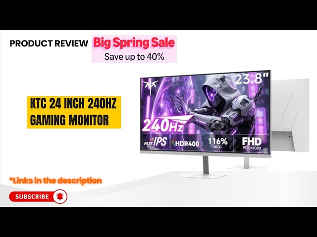 KTC H24F7 240Hz Gaming Monitor Review 🔥 Best Budget 240Hz 1080P