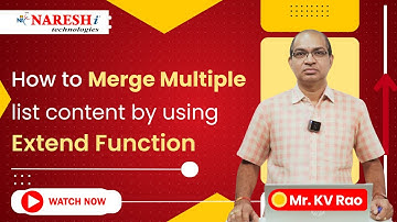 Python Tutorial: Combining Lists with the Extend Function | NareshIT