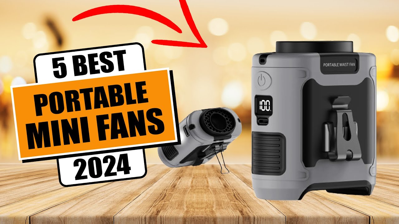 5 Best Portable Mini Fans of [2024] - Best Waist Fan 2024 - YouTube