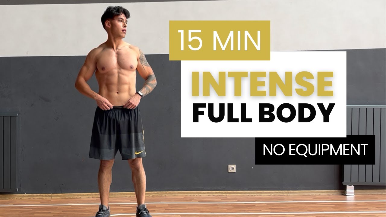 15 MIN FULL BODY WORKOUT I Intense Routine , No Equipment I Hazar Gursoy