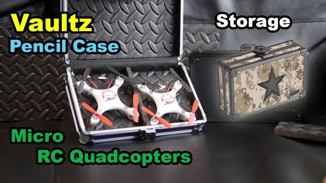Vaultz Aluminum Pencil Case RC quadcopter storage