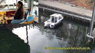 Rückwärts Ablegen Vom Steg - Bootsfahrschule Zürichsee Obersee