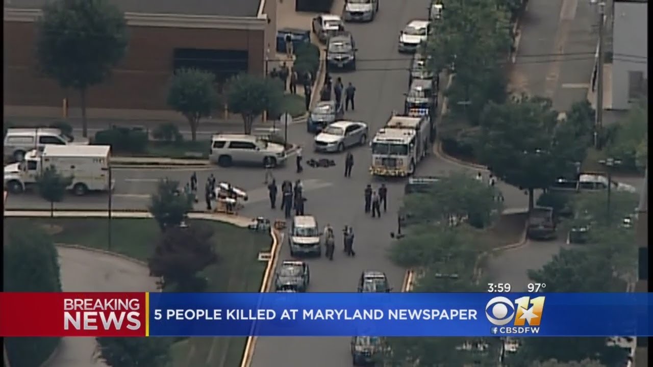 5 Dead After Shooting At Local Newspaper In Annapolis - YouTube