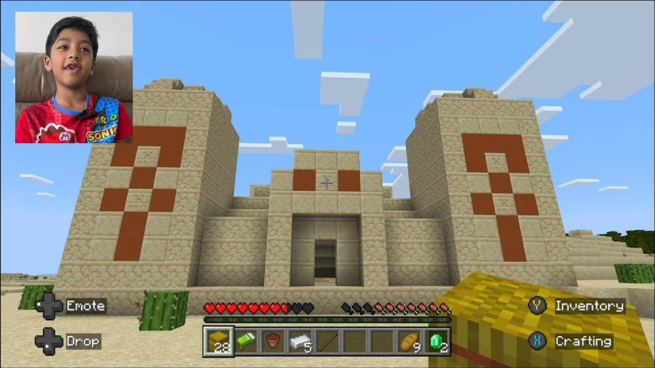 I just found DESERT TEMPLE in MINECRAFT - YouTube