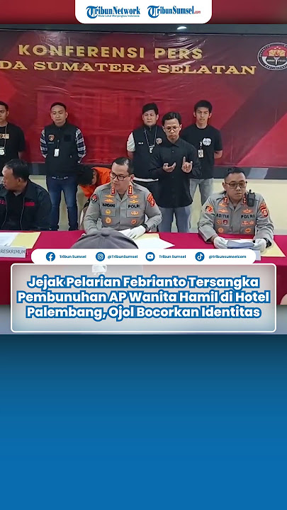 Febrianto, the suspect in the murder of a pregnant woman, AP, at a hotel, was found dead on the t...