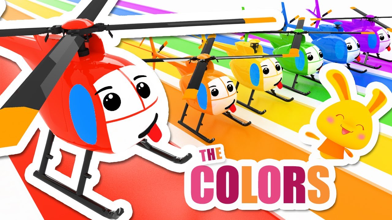 What color is this Helicopter? | Learn the colors with Titounis - YouTube