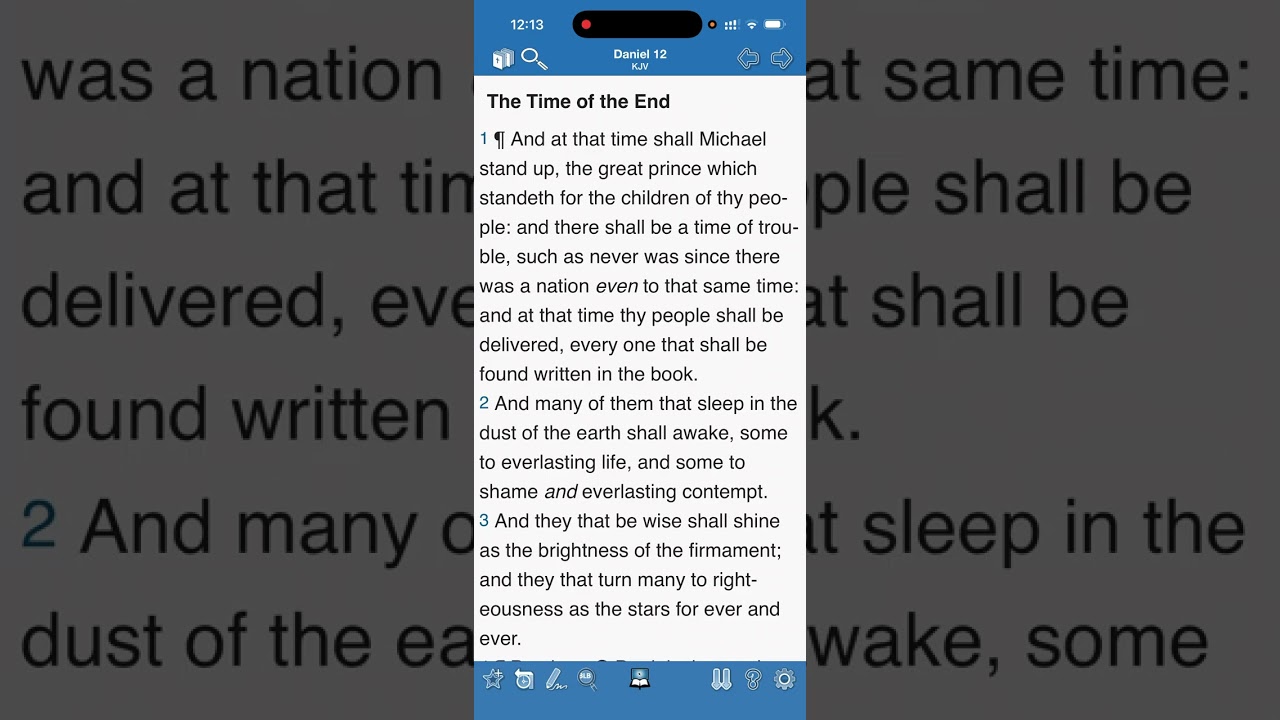 Scripture of the day (Daniel 12:1) End time prophecy 