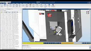 Siemens NXcam Post Processor for Haas UMC 750/1000 5axis with Machine Simulation