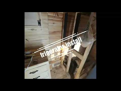 Bus conversion installing ceiling lights - YouTube