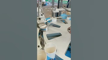 Automatic Paper Can Core Tube Head Curling Edge Gluing Paper Tube Paper Disc Inserting Machine