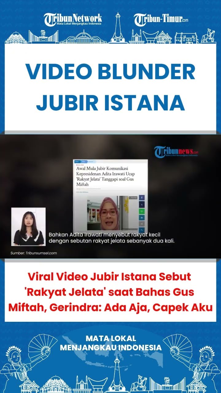 SHORT Jubir Istana Blunder Sebut 'Rakyat Jelata' Saat Bahas Gus Miftah Buat Admin Gerindra Capek!