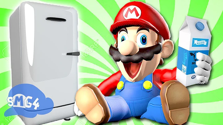 SMG4: Mario Goes to the Fridge to Get a Glass Of M...