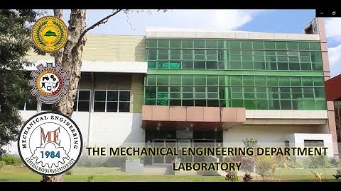 The Mechanical Engineering Department Laboratory of Central Mindanao University (November 2021)