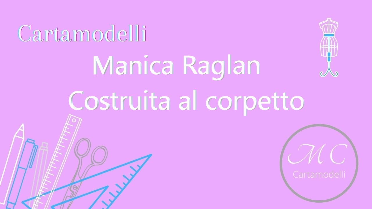Manica Raglan costruita al corpetto