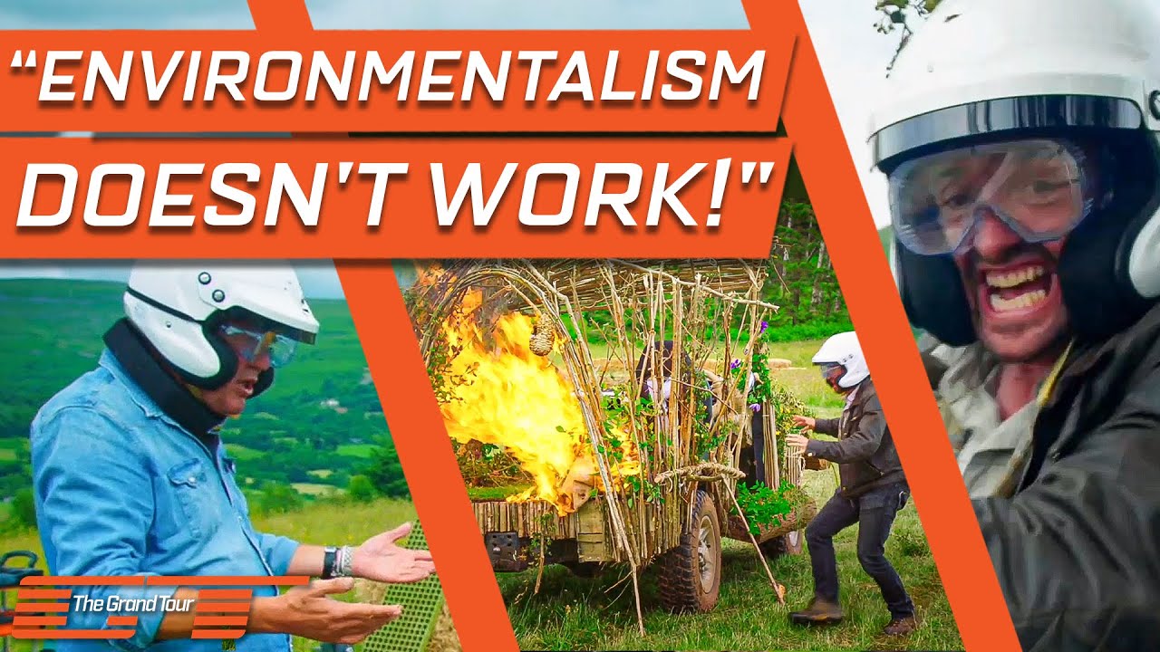 Richard Hammond's Garden Centre Car Sets On Fire! | The Grand Tour