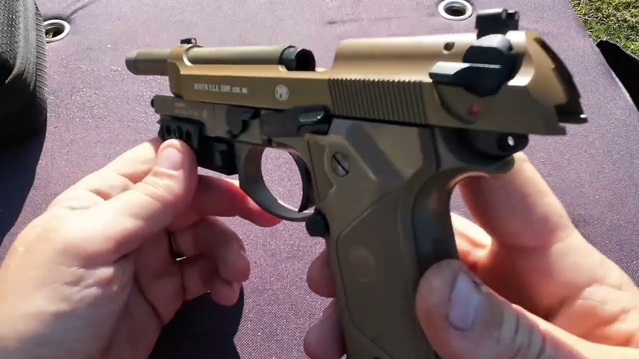 Full auto/semi/ with green laser Beretta M9A3