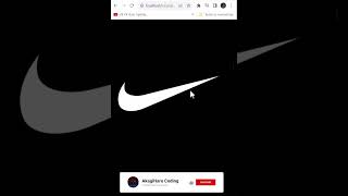 How to make NIKE Logo with HTML & CSS