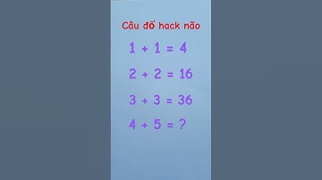 Test IQ | Chọn đáp án cho bài toán tư duy #shortvideo #toanhoc #đại_số #maths
