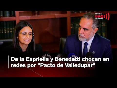 De la Espriella and Benedetti clash on social media over the "Valledupar Pact" | Noticias UNO