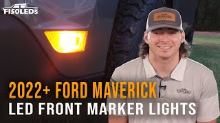 2022+ Ford Maverick Front Marker Lights Installation F150LEDS