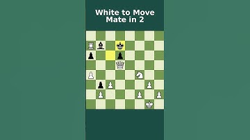 This Simple Position Hides a Mate in 2 #gothamchess #hikarunakamura #chess #magnuscarlsen #puzzle