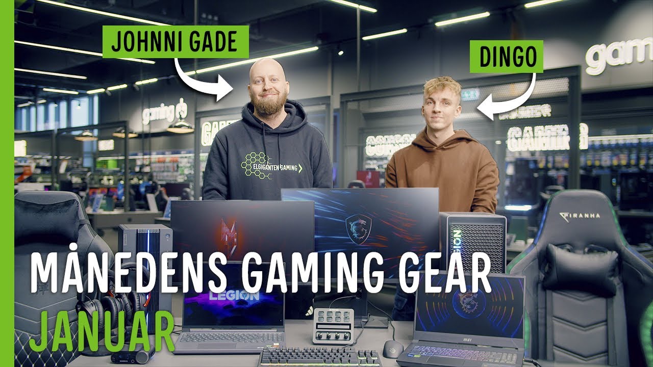 MÅNEDENS GAMING GEAR - JANUAR 2024 - YouTube