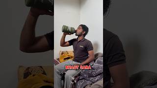 Day-92 of learning fast bowling 🔥 bhaut sara pani piliya 🤮 #shorts