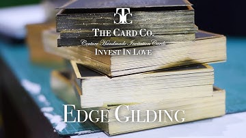Edge Gilding Process