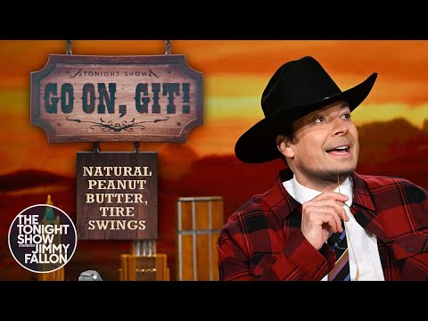 Go On, Git: Natural Peanut Butter, Tire Swings | The Tonight Show Starring Jimmy Fallon