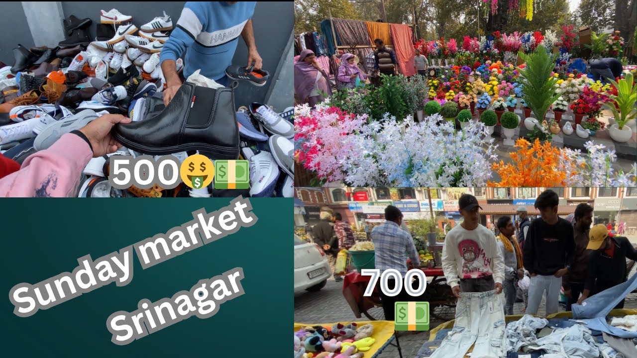 Sunday market! #srinagar ! Cheapest market 🙆‍♂️