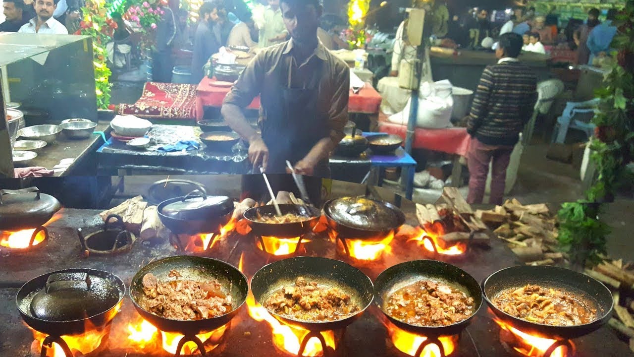 Best Mutton Karahi in Karachi Dinner at haji Aslam Hotel Pakistani