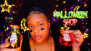 ASMR 🧡✨Halloween Shop Roleplay 🦇🎃✨ (Tapping, Scratching, Whispers...♡)