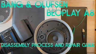 Bang & Olufsen Beoplay A8 Disassembly process and repair guide