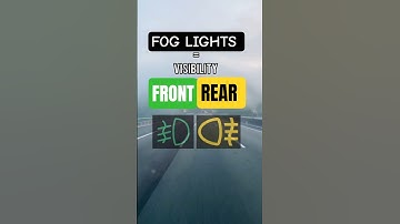 Rear fog? Front fog? Know the difference!