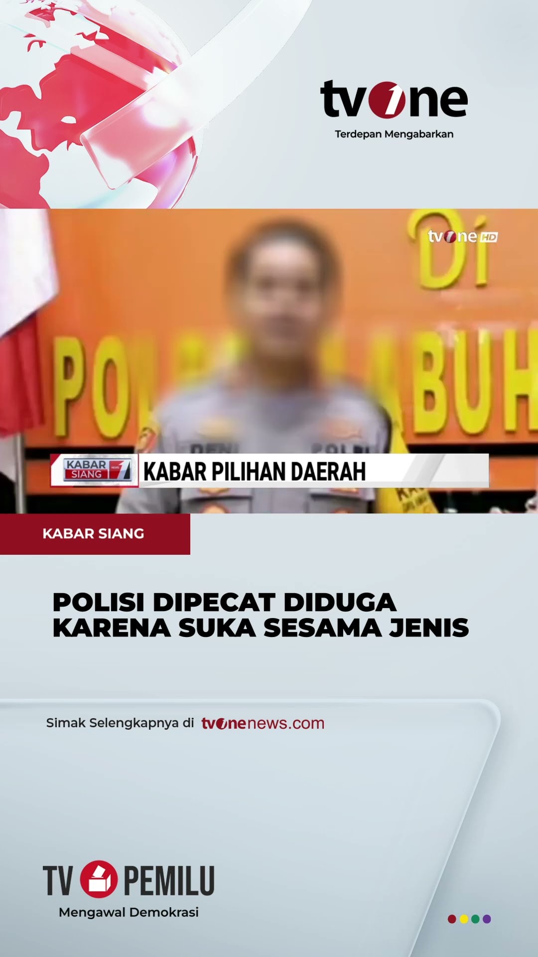 Diduga Suka Sesama Jenis, Oknum Polisi Dipecat | tvOne