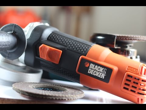 How to Use an Angle Grinder (Basics and safety) with Black