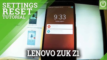 How to Hard Reset LENOVO Zuk Z1 - Format Data / Reset Settings