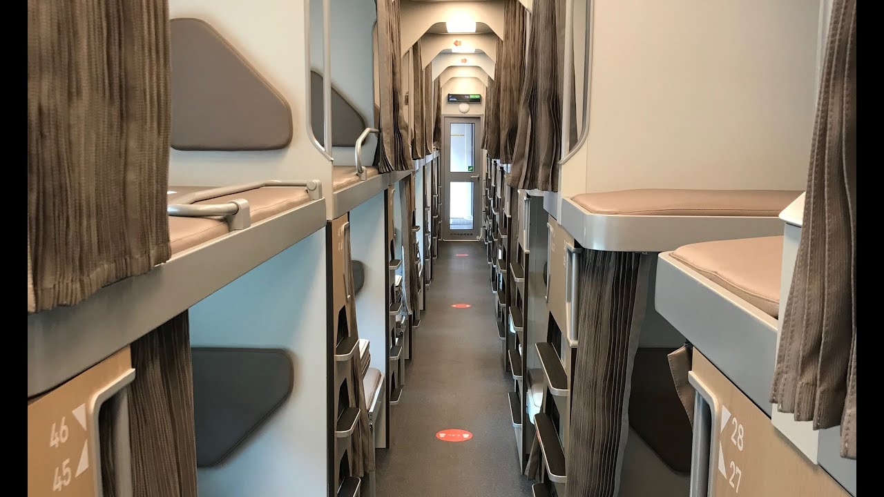 Обзор первого в мире спального вагона в габарите "Т"