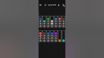 ball sort color water puzzle level 1015