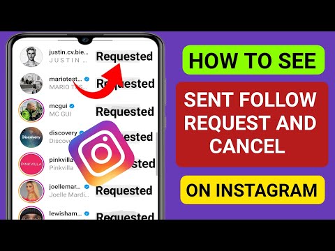 How to See Sent Follow Request On Instagram (Update 2023) | How To Delete instagram Sent Request