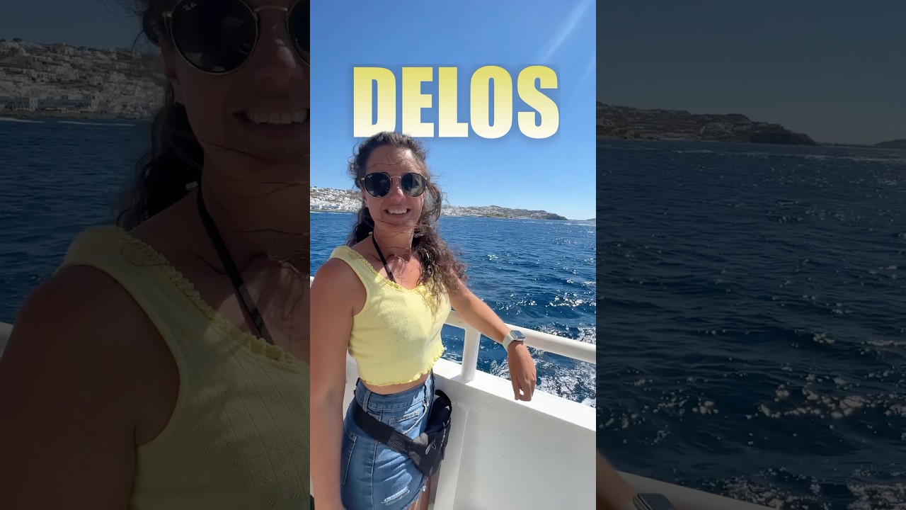 Exploring Delos, Greece | Must-See Cruise Excursion #delos #greece #shorts