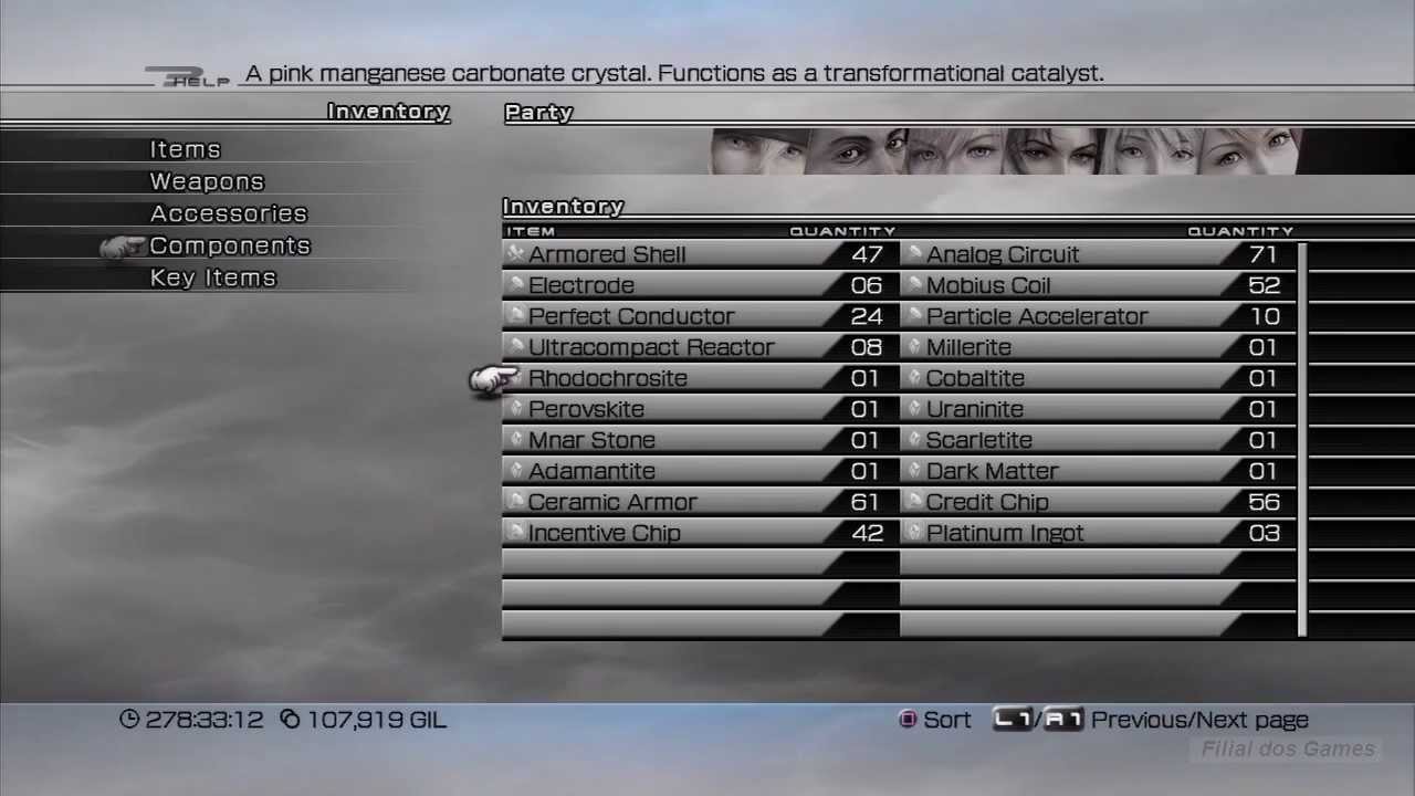 Final Fantasy XIII | Save the Queen Weapon Dismantle