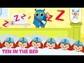 Ten in the bed  counting numbers  nursery rhyme for kids  kintoons