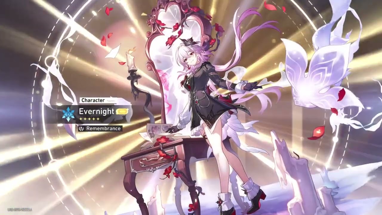 Lucky (?) Evernight banner pulls || Honkai: Star Rail