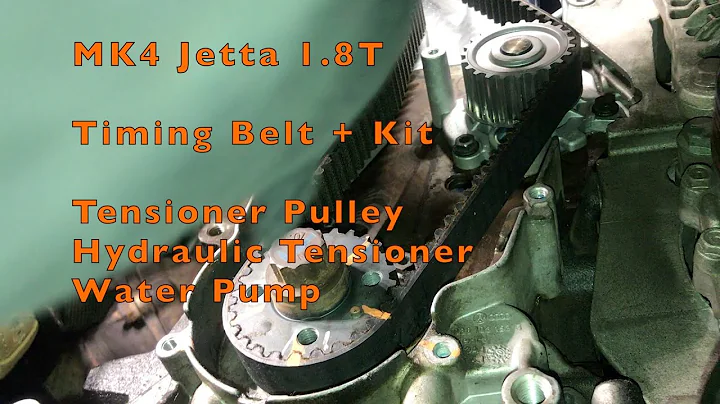 MK4 Jetta 1.8T  Timing Belt / Water Pump / Tensioner Pulley / Hydraulic Belt Tensioner -  Excerpt