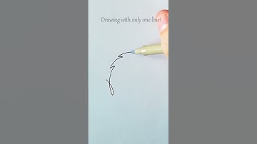 How to draw easy horse one line art quick draw simple drawing tutorial