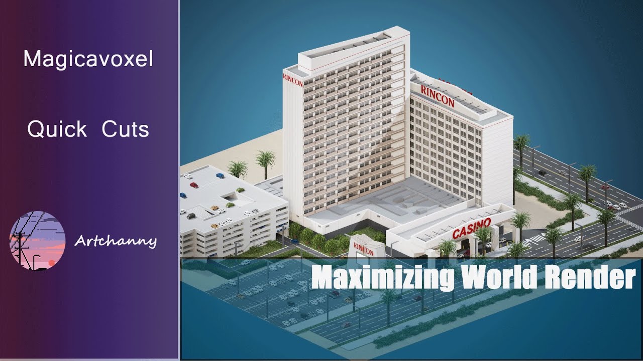 Magicavoxel Quick Cuts - Maximizing the World Render - YouTube